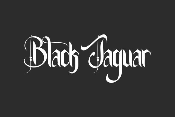 Black Jaguar: A Bold Gothic Typeface for Distinctive Projects