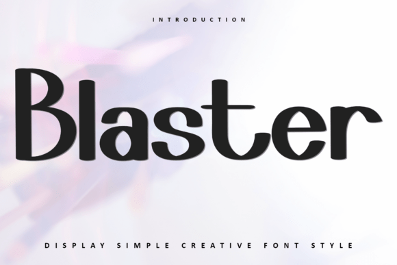Blaster: A Festive Typeface for Holiday Designs