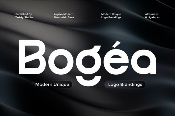 Bogea: The Geometric Sans Serif for Modern Branding