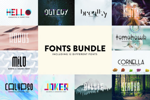 Fonts Bundle Vol 1: A Toolkit for Every Creative Project