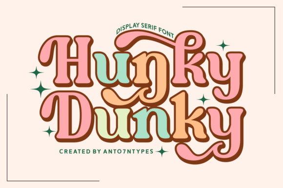 Hunky Dunky: A Retro-Modern Typeface with Real Character
