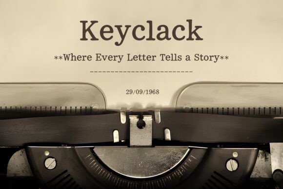 Keyclack: The Vintage Typewriter Font with Modern Soul