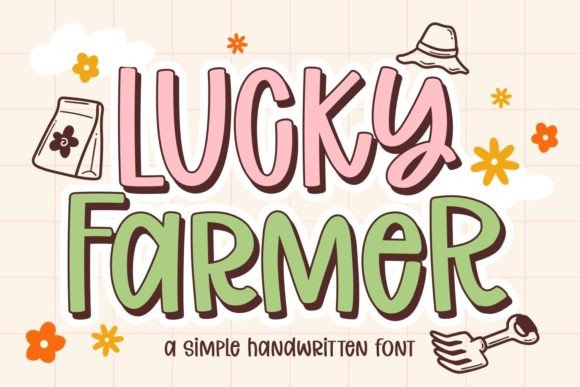 Lucky Farmer: A Handwritten Font with Rural Charm