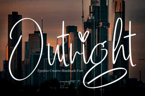 Outright: A Sweet Handwritten Font for Joyful Design