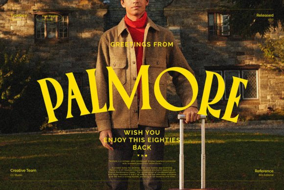 Palmore: A Vintage Display Font for Modern Brands