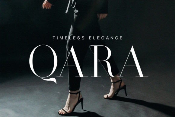 Qara: A Typeface for Modern Luxury and Bold Statements