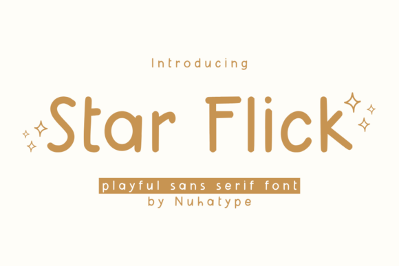 Star Flick: The Thin Sans Serif Font for Modern Crafts
