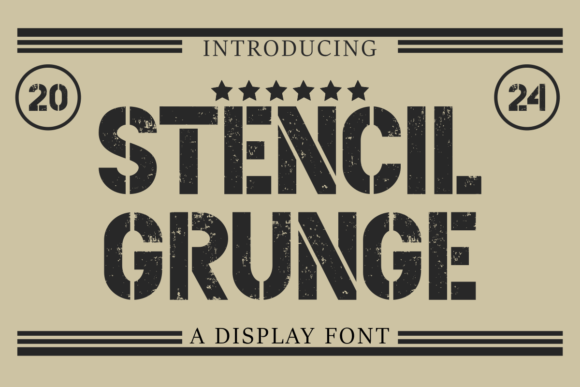 Stencil Gruge: Bringing Vintage Texture to Modern Design
