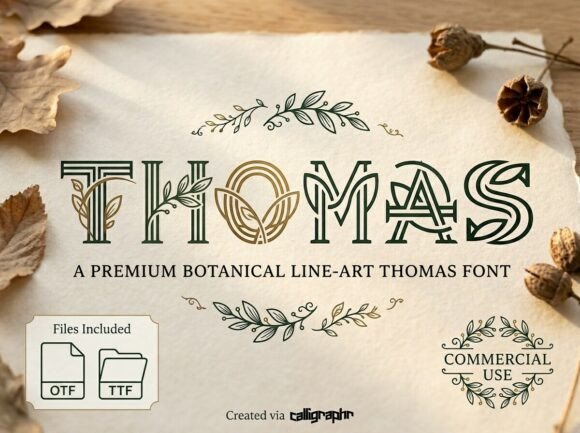 Thomas: The Architectural Font for Modern Luxury
