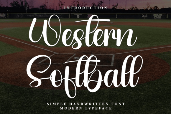 Western Softball: Your Go-To Typeface for Festive, Whimsical Design