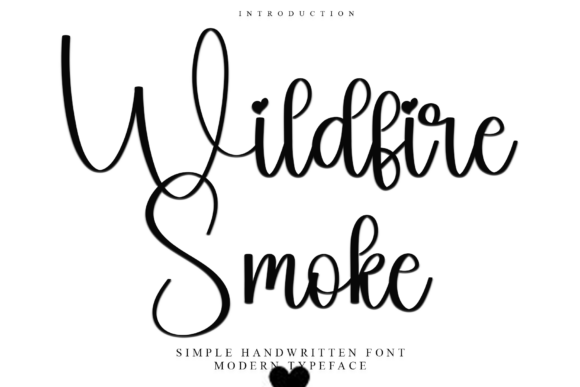 Wildfire Smoke: A Font That Captures Organic Elegance
